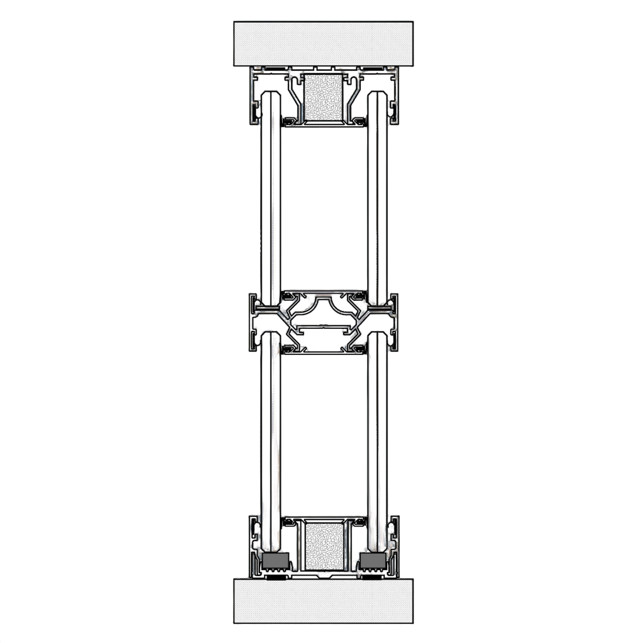 Rysunek techniczny - Loft walls